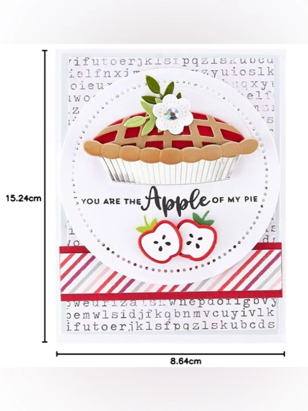 Spellbinders Delicious Decorations Die S3-442 APPLE PIE